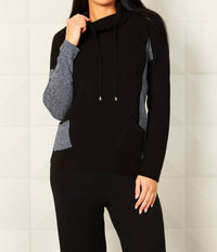 French Kyss - Drawstring Cowl Neck Sweater