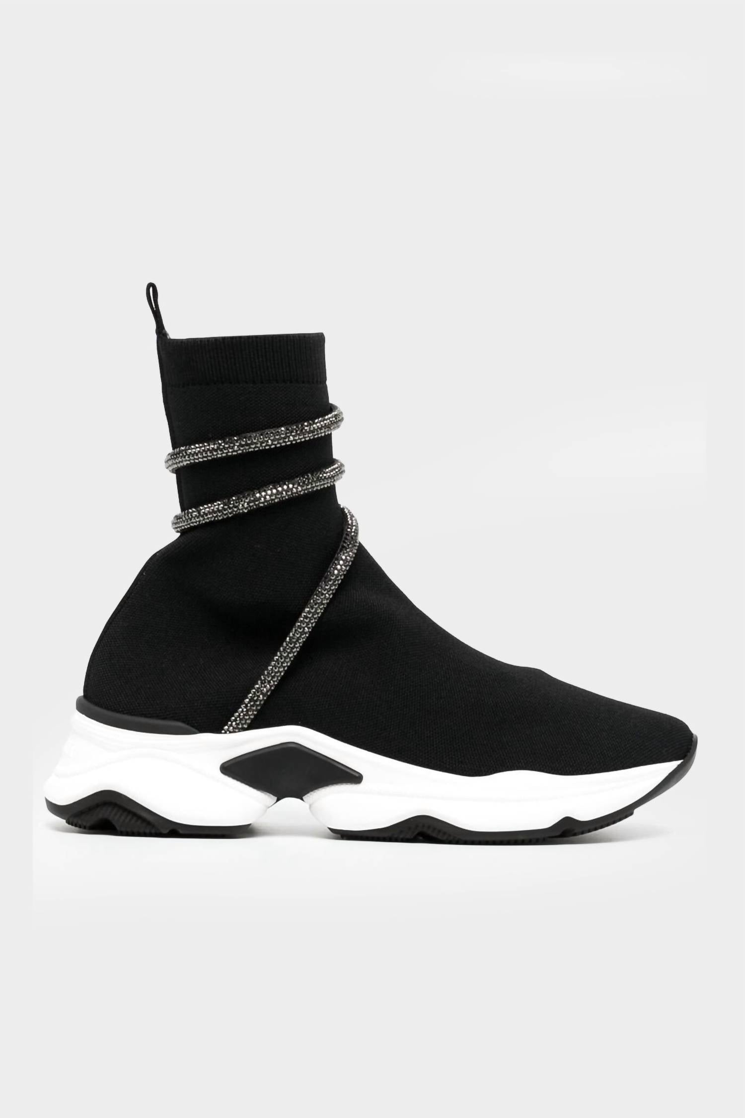 Rene Caovilla - Women's Cleo Crystal Wrap Sock Sneakers