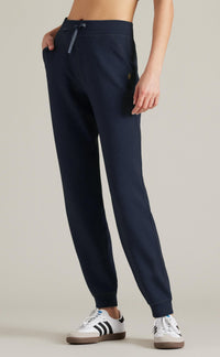 RHONE Dreamglow Jogger Pants in navy blue - women's pants - detail view