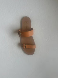 pedro garcia Women's Pruna Sandals in natural vacchetta - women's sandal - detail view