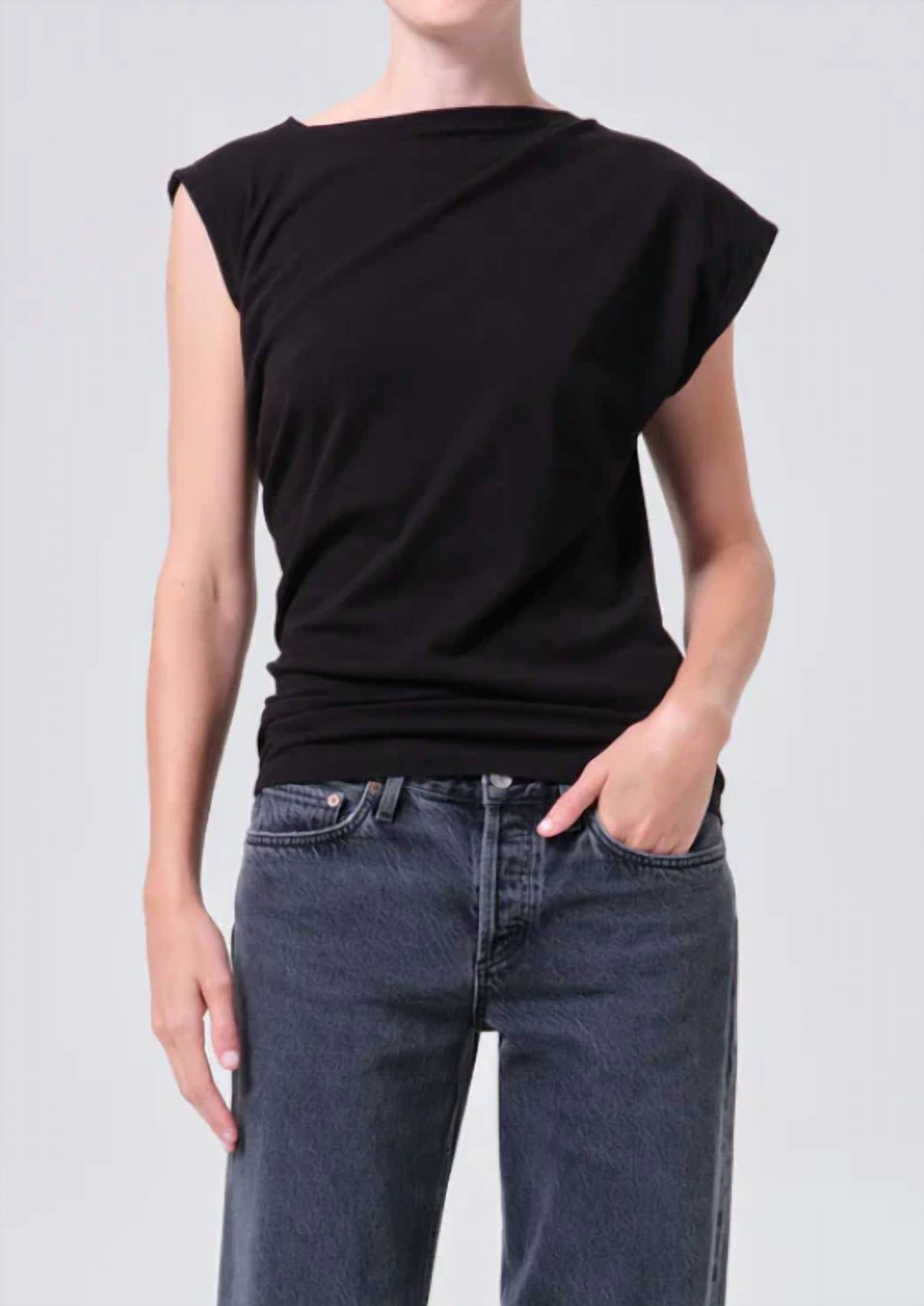 Agolde - Beth Cap Sleeve Tee