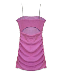 Katie J NYC Women's Kassidy Back Cutout Party Dress - women's dress - detail view