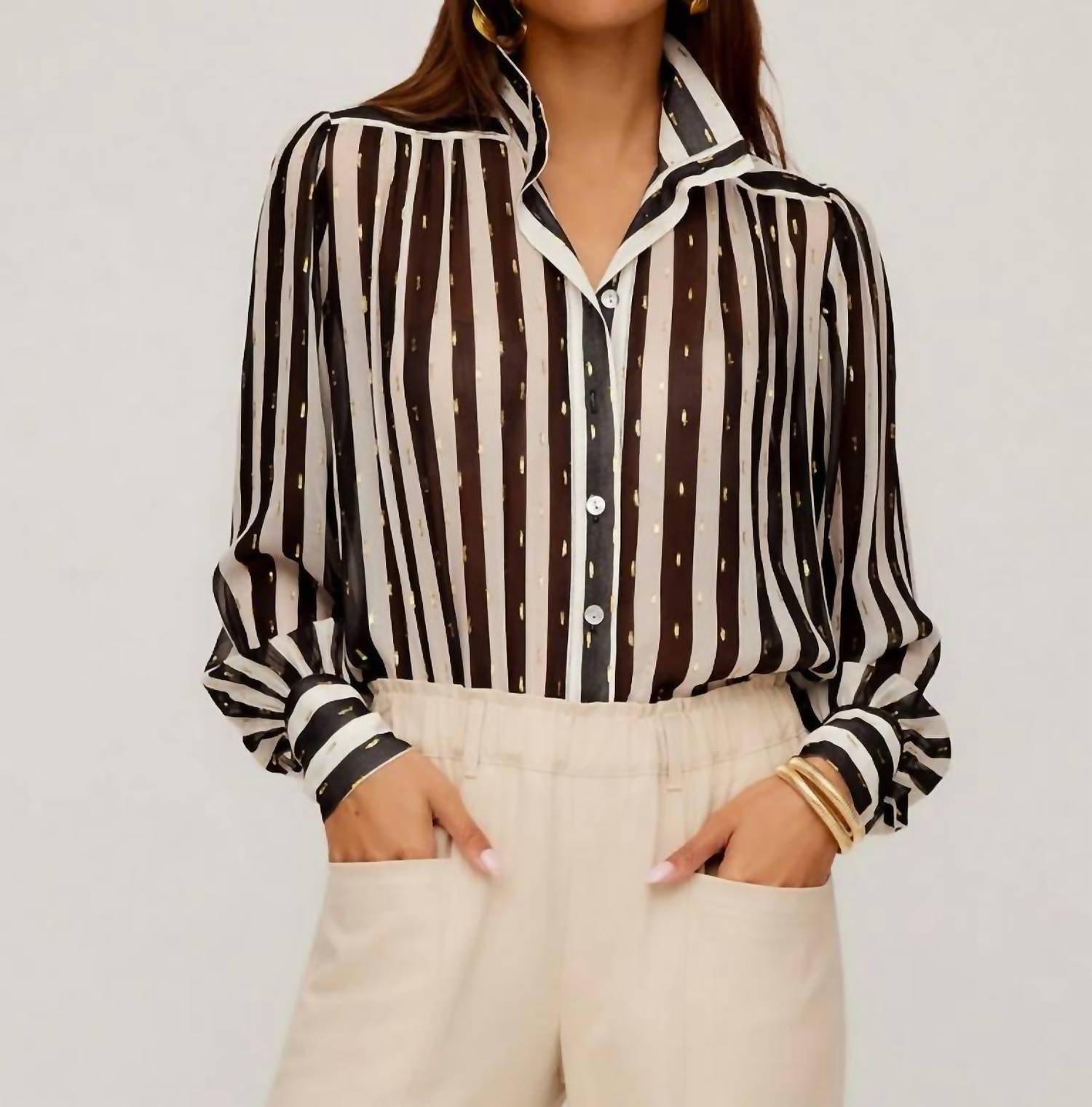 Fifteen Twenty - Chloe Long Sleeve Blouse