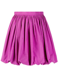 Valentino - Pleated Bubble Hem Skirt