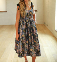 Aureum - Tied Jacquard Mini Dress