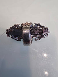 King Baby Studio Women's American Spirit Gothic Ring in silver - women's jewelry - alternate view