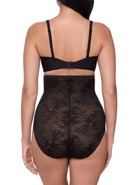 Miraclesuit Modern Romance High-waist Shaping Brief in black - women's intimate - alternate view