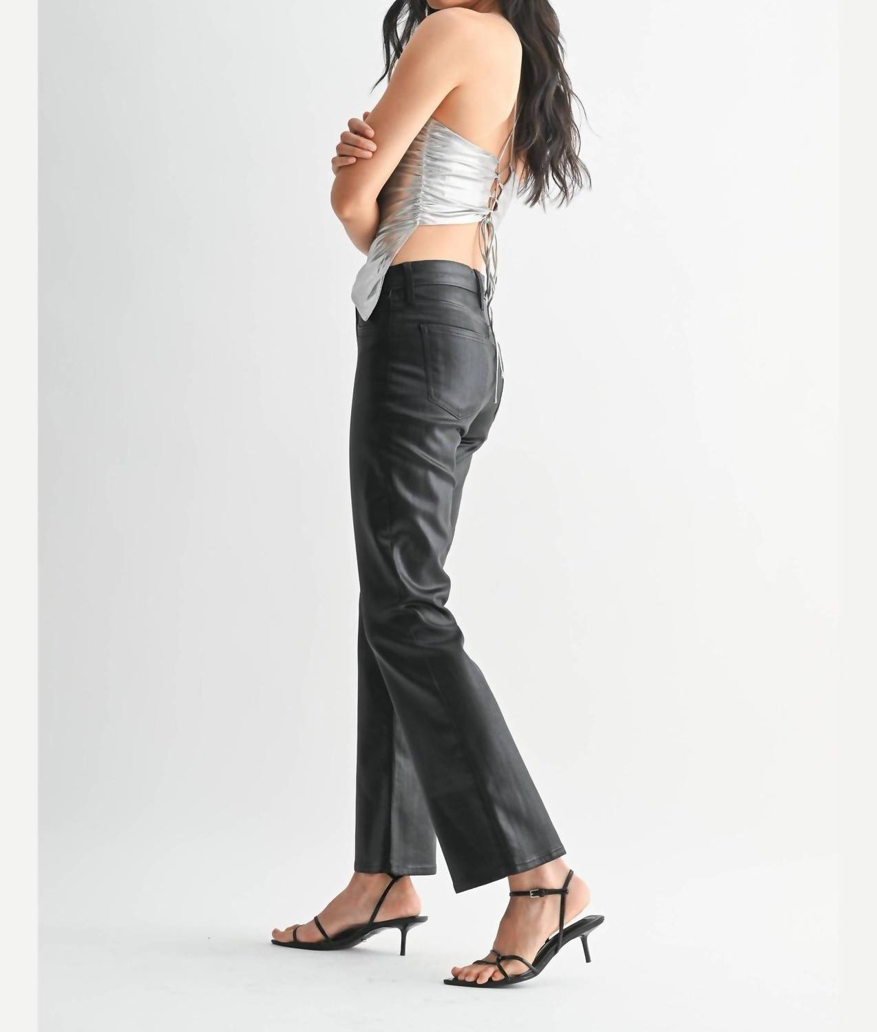 Just Black Denim - Slim Cropped Bootcut Jean