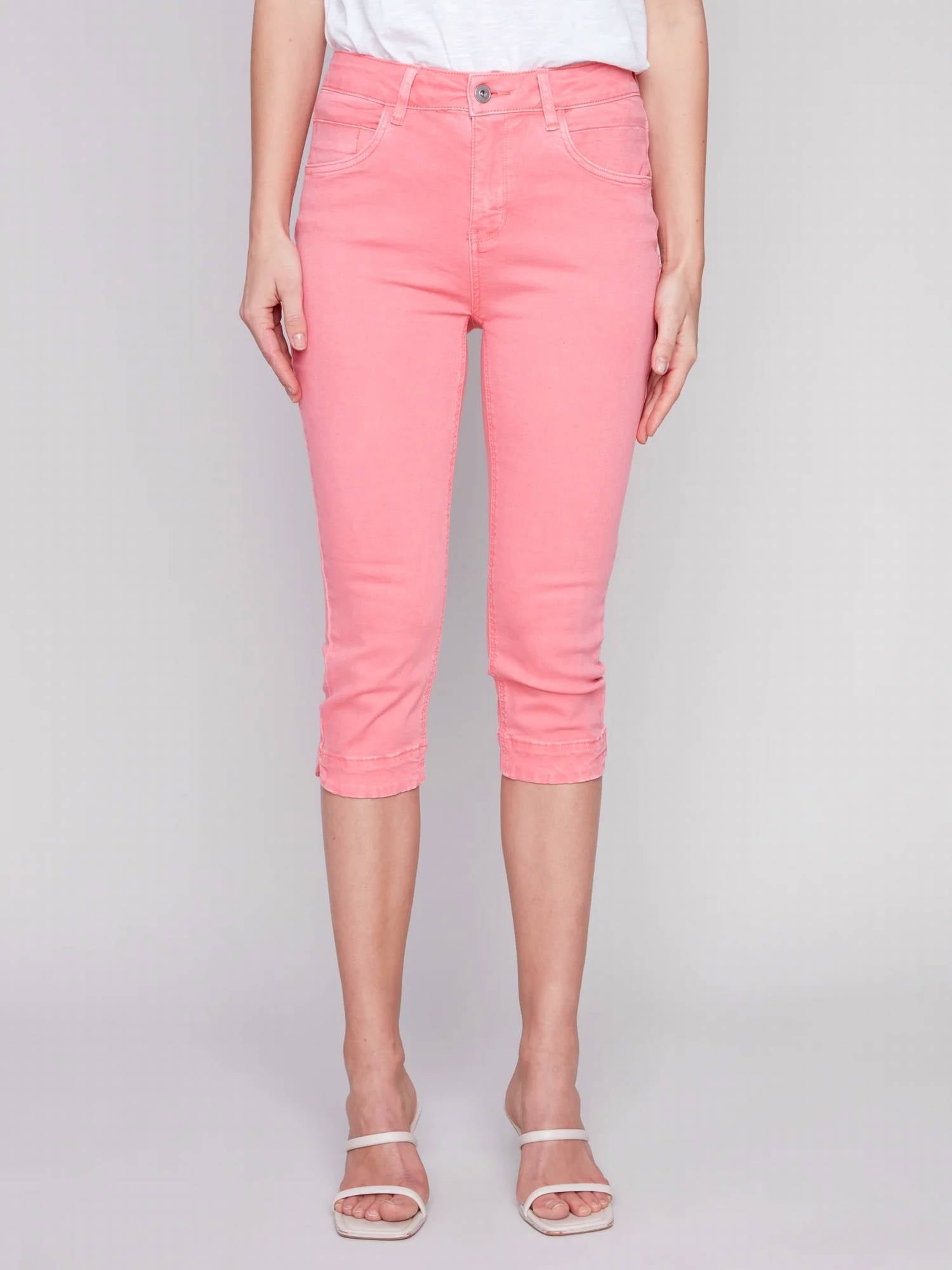Charlie B - Twill Capri Pant