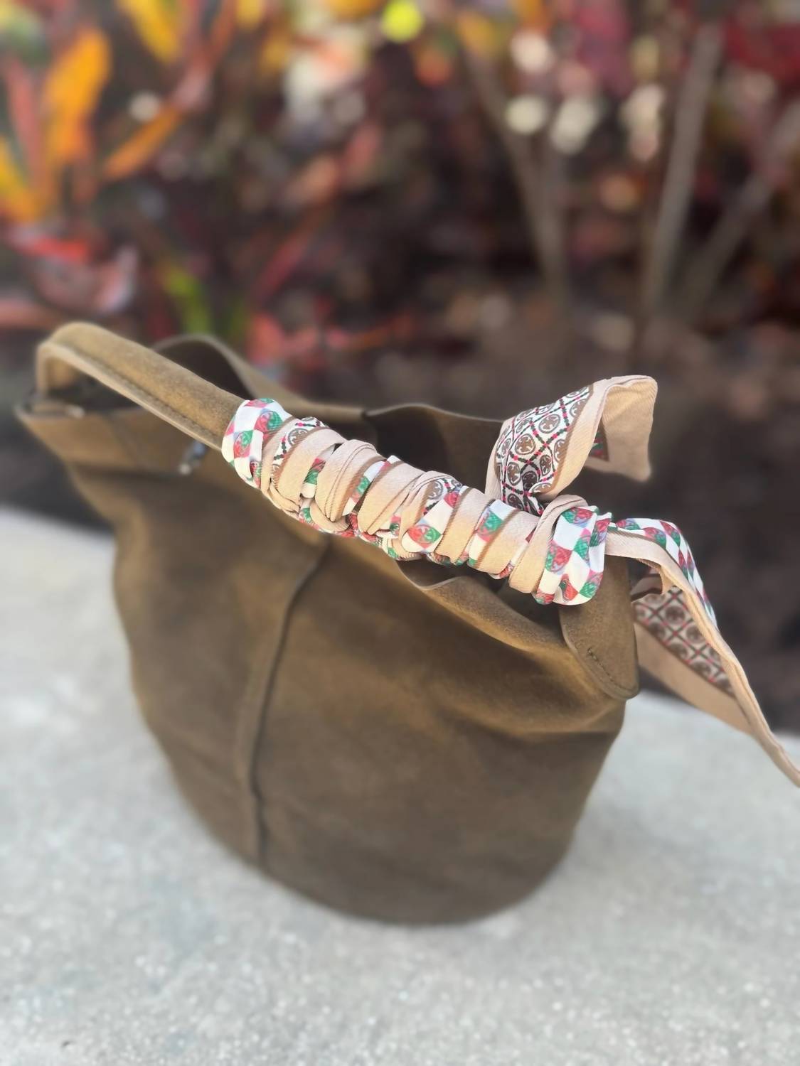 Bc Handbags - Women's Faux Suede Bucket Bag