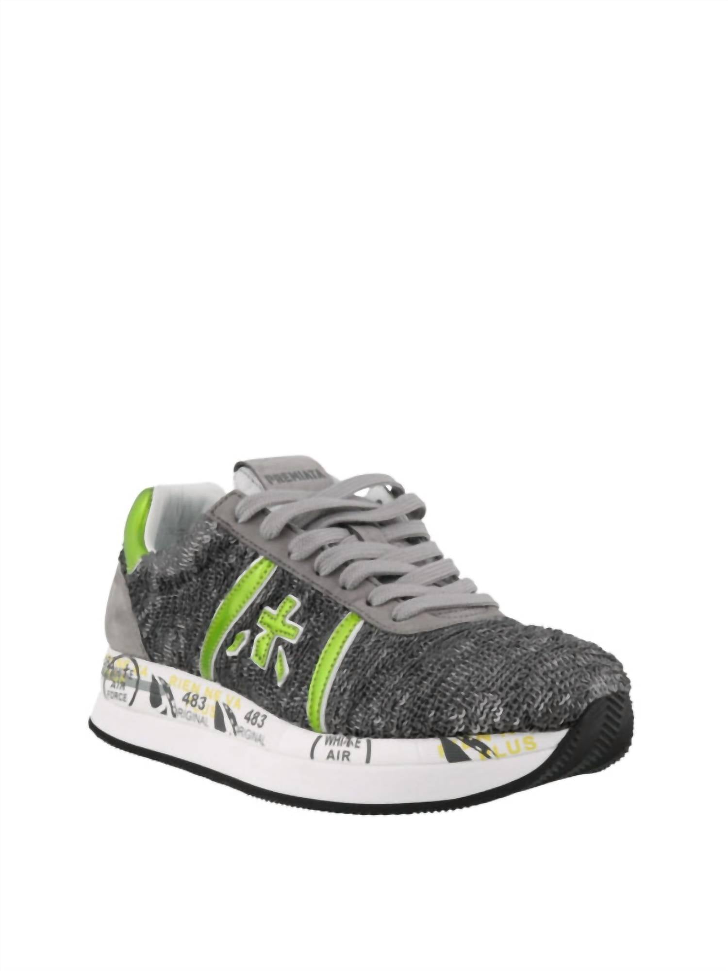 Premiata - Women's Conny 4504 Sequin Upper Sneakers