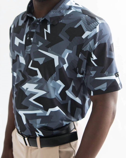 Yatta Golf - Graphite Glitch Golf Polo