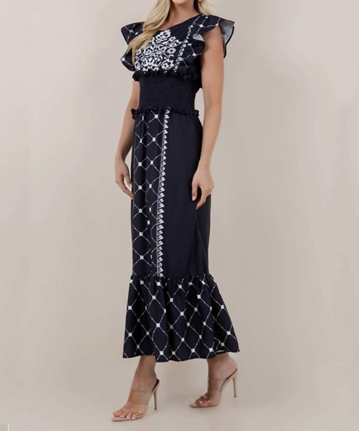 Sundayup - Ruffle Midi Dress