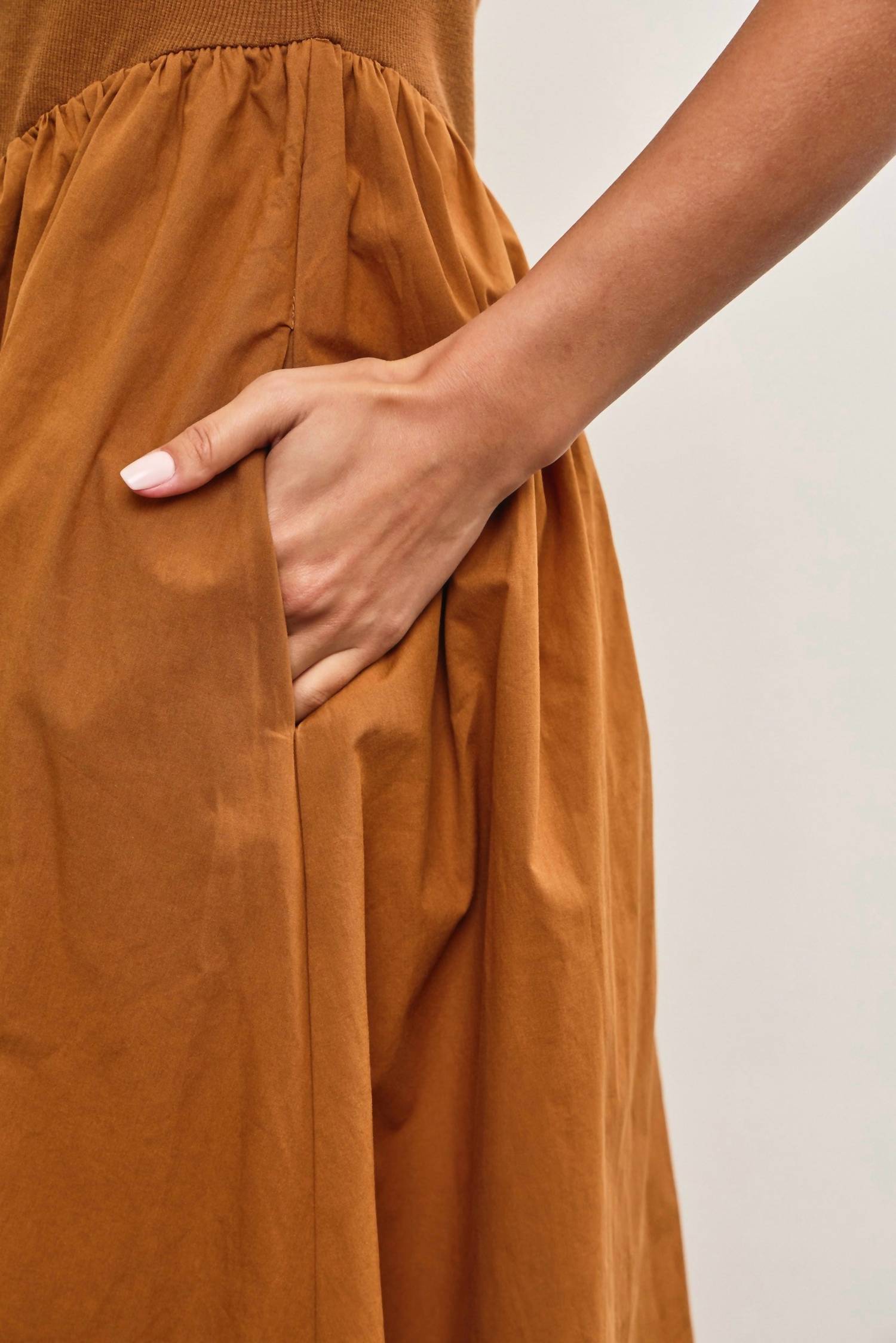 Mustard Seed - Drop Waist Midi Dress