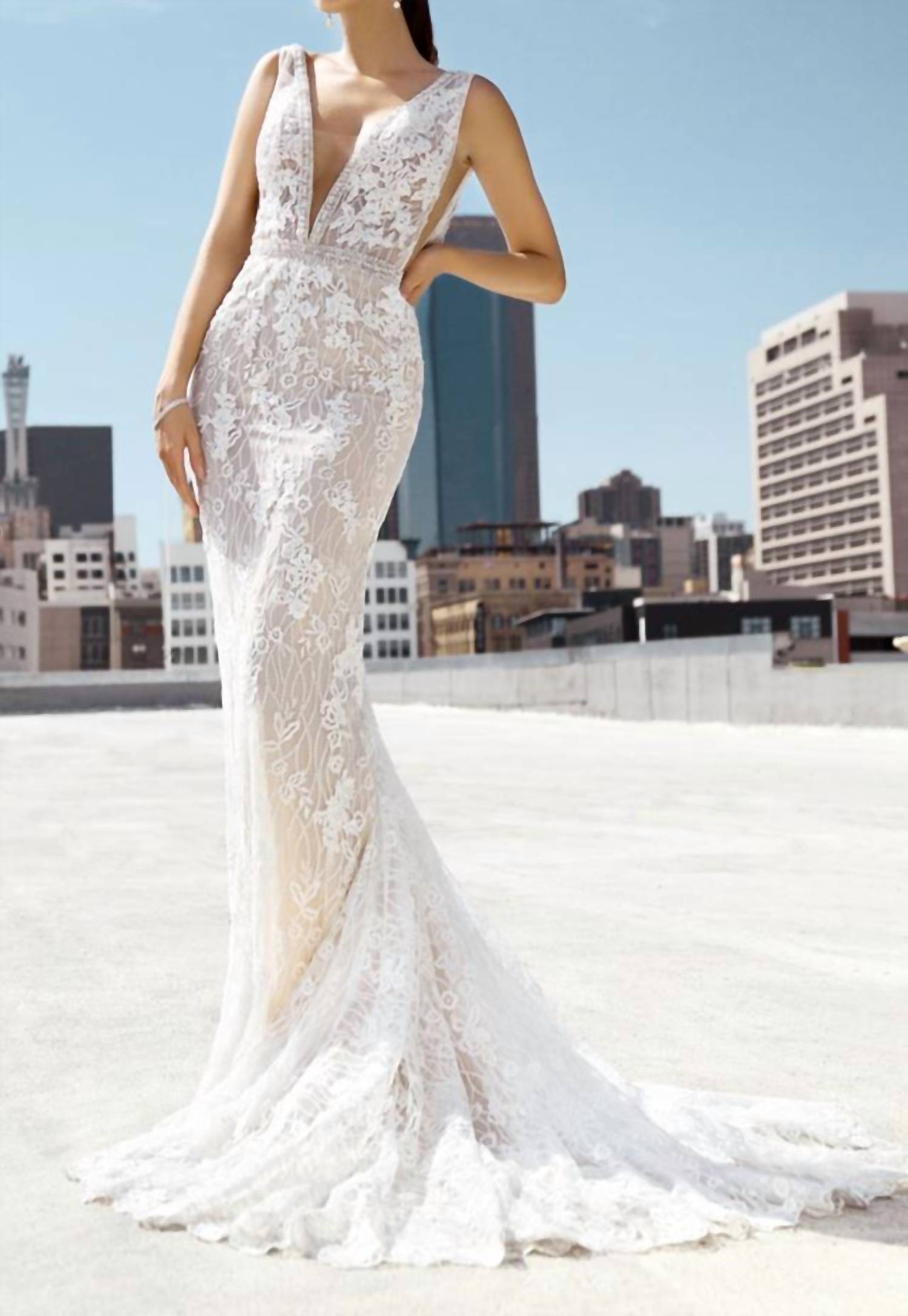 Kitty Chen Couture - Kylie Lace Wedding Dress