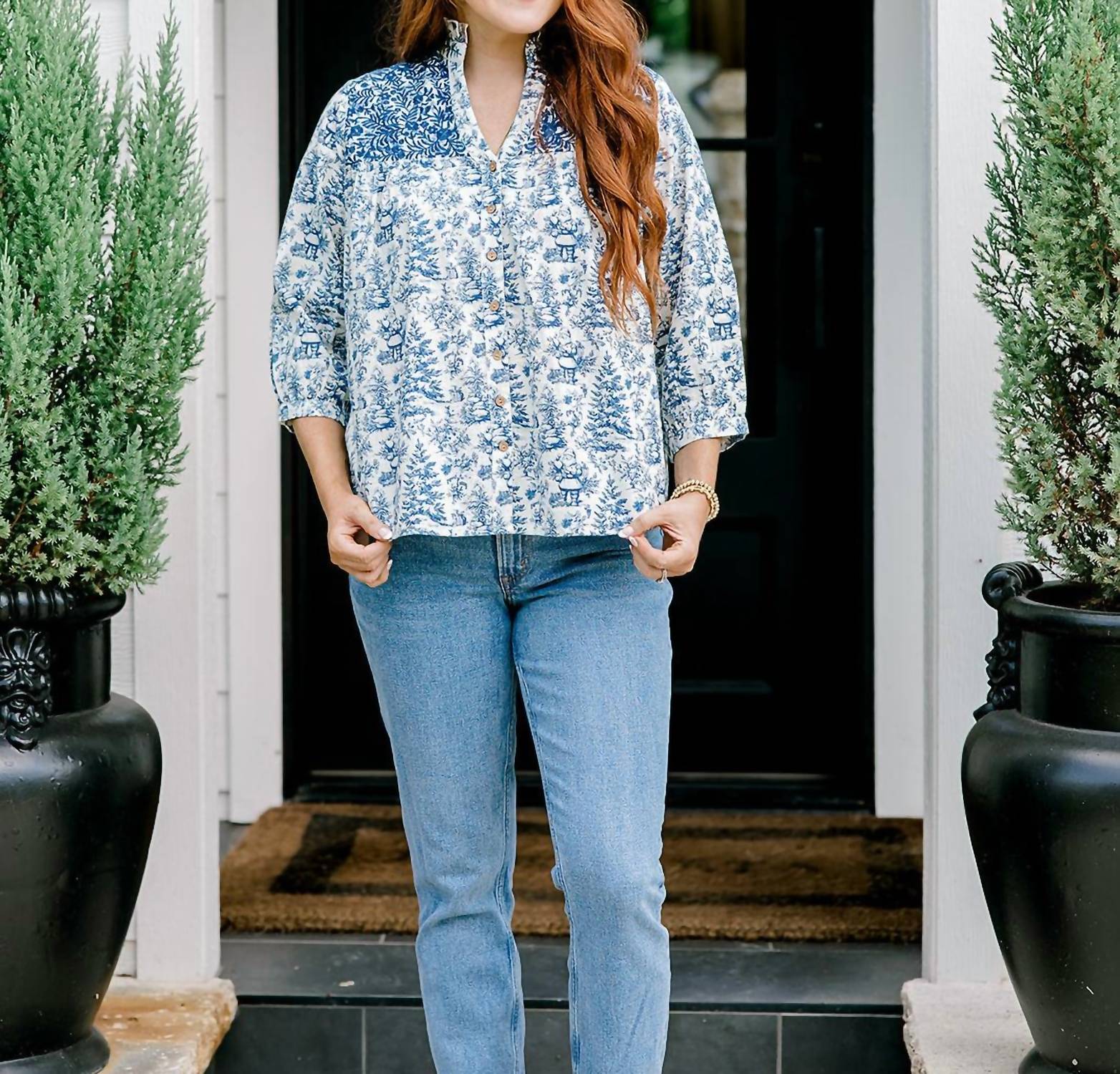 Layerz Clothing - Jane Button Up Top