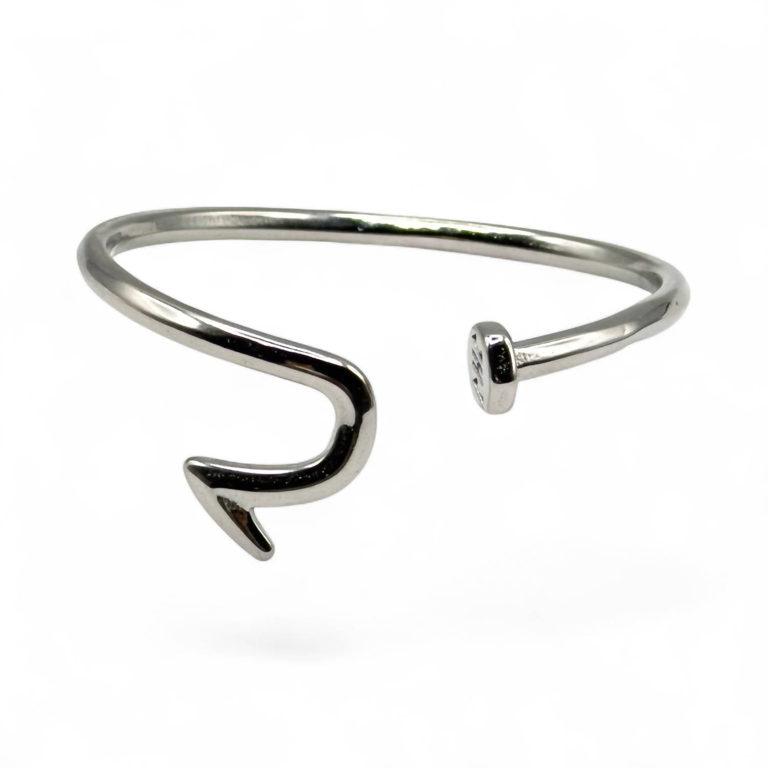 Jagged Halo Jewelry - Women's Nailed It Nail Cuff Bangle
