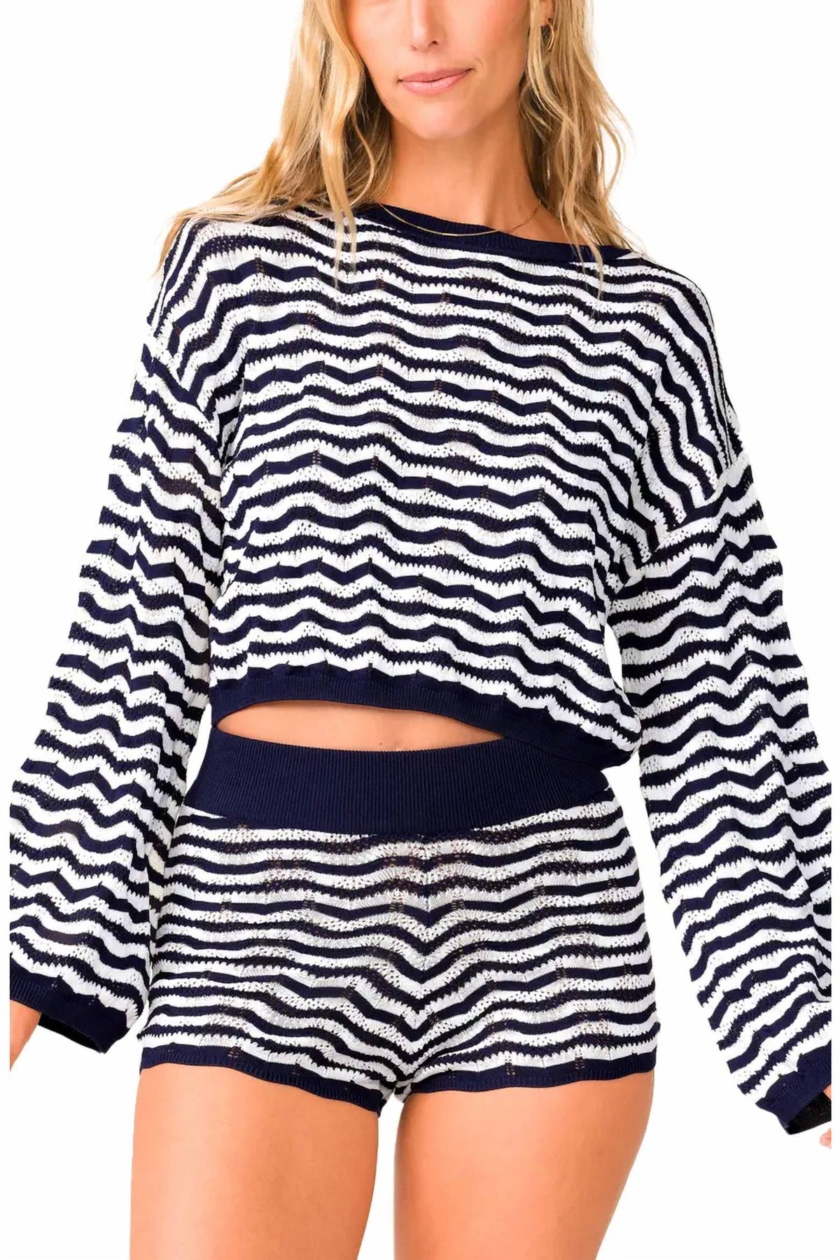 Pily Q - Palmer Crop Cover-up Sweater