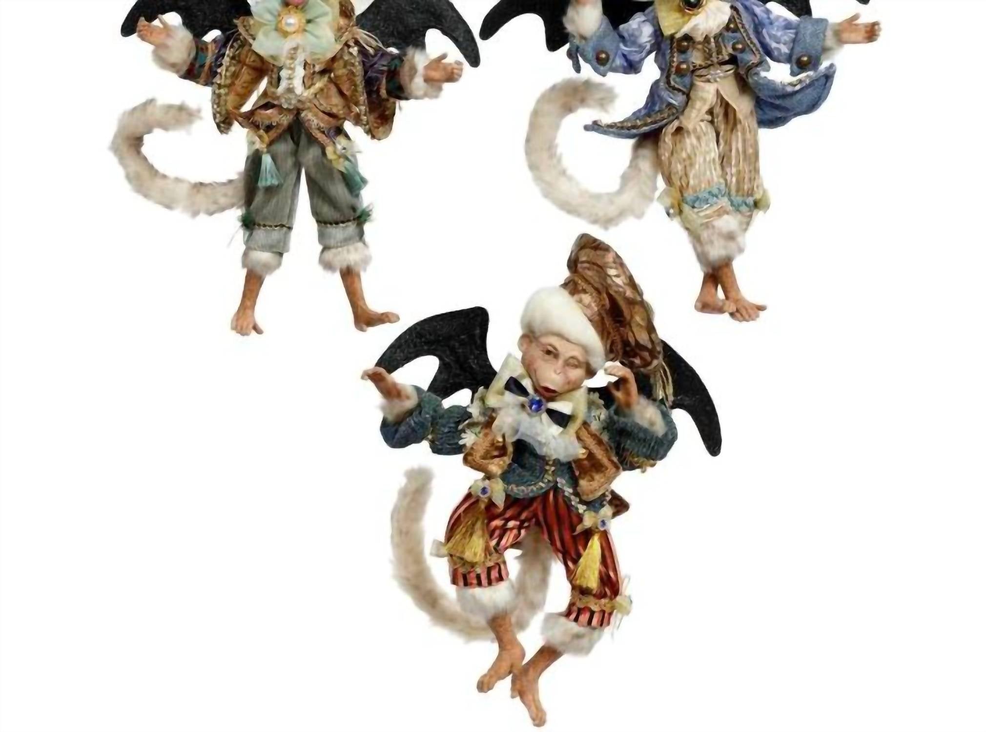 Mark Roberts - Flying Monkeys 12 to 14" Inches Tall Set of 3 - Signed by the Artist