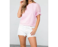 Thml - Short Sleeve French Terry Top