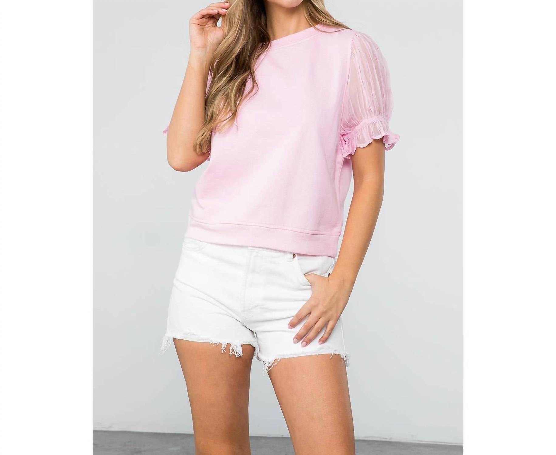 Thml - Short Sleeve French Terry Top