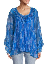 Johnny Was - Gal Ruffle Tie Blouse