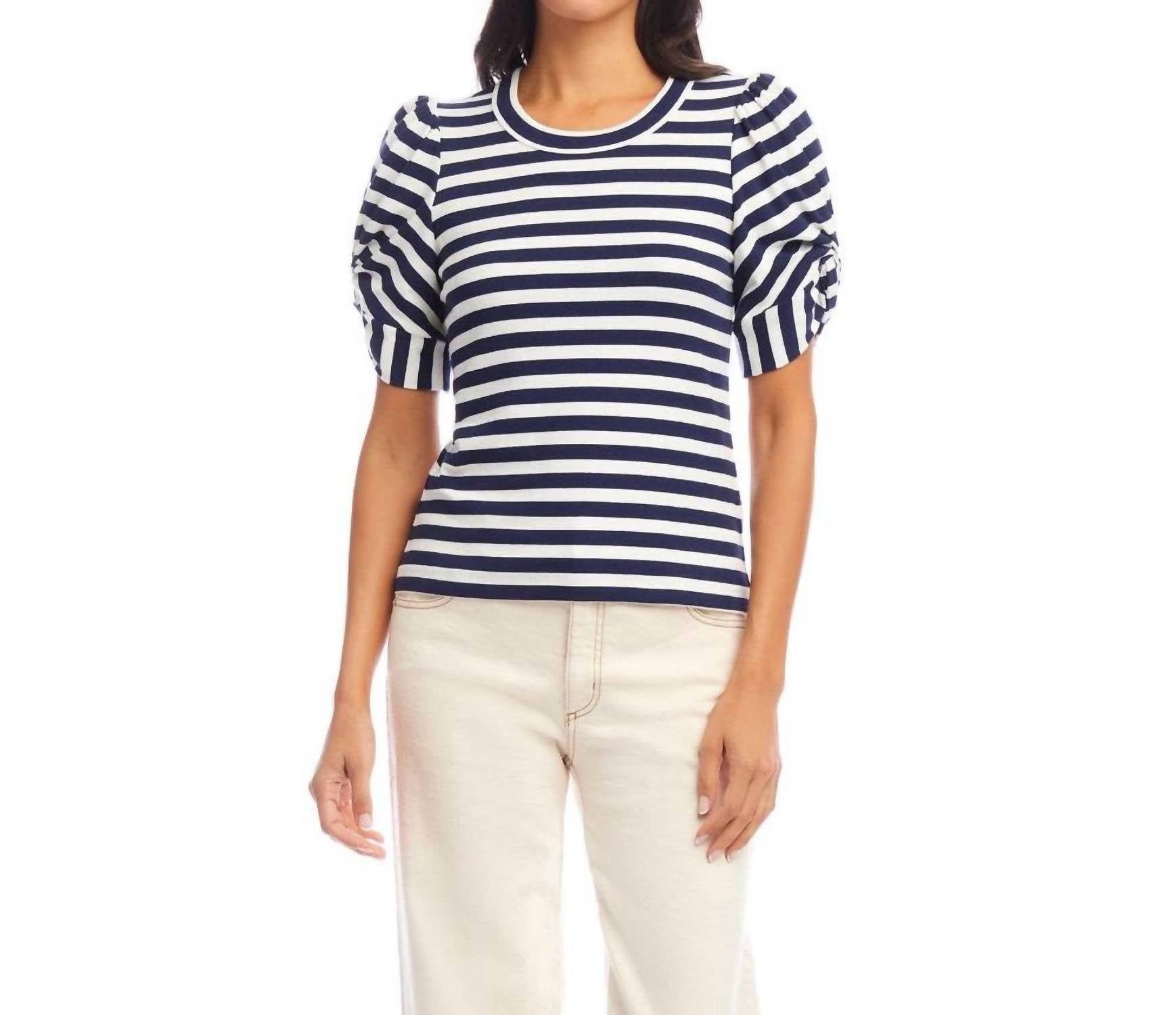 Karen Kane - Twist-Sleeve Top