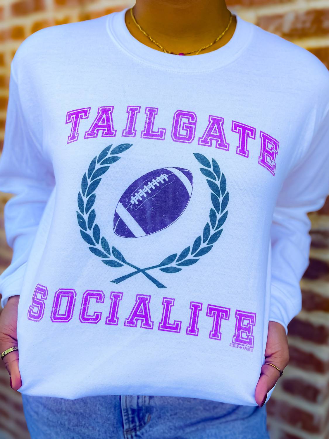 Stated Apparel - Women's Tailgate Socialite Sweatshirt