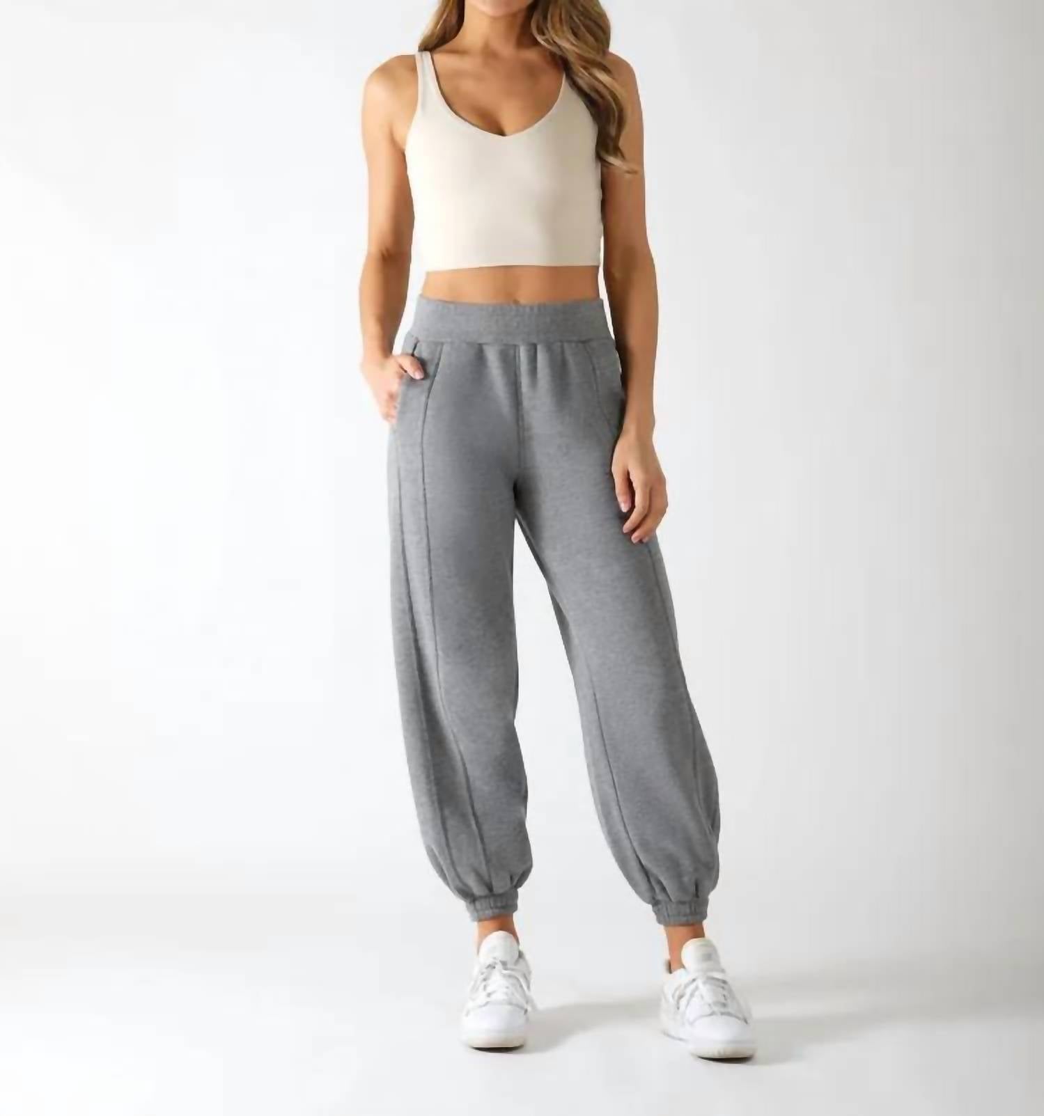 glyder Buffalo Relaxed Fit Jogger in carbon heather - women's pants