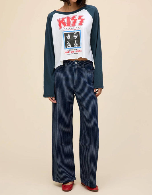 Daydreamer - Kiss Tiger Stadium Raglan Long Sleeve Tee