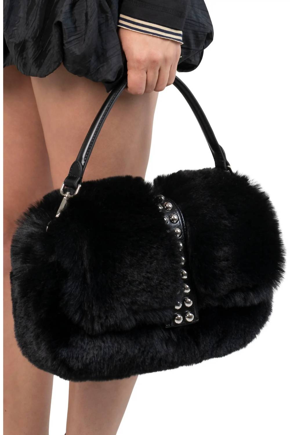 Jeffrey Campbell - Women's Furreal Faux Fur Handbag