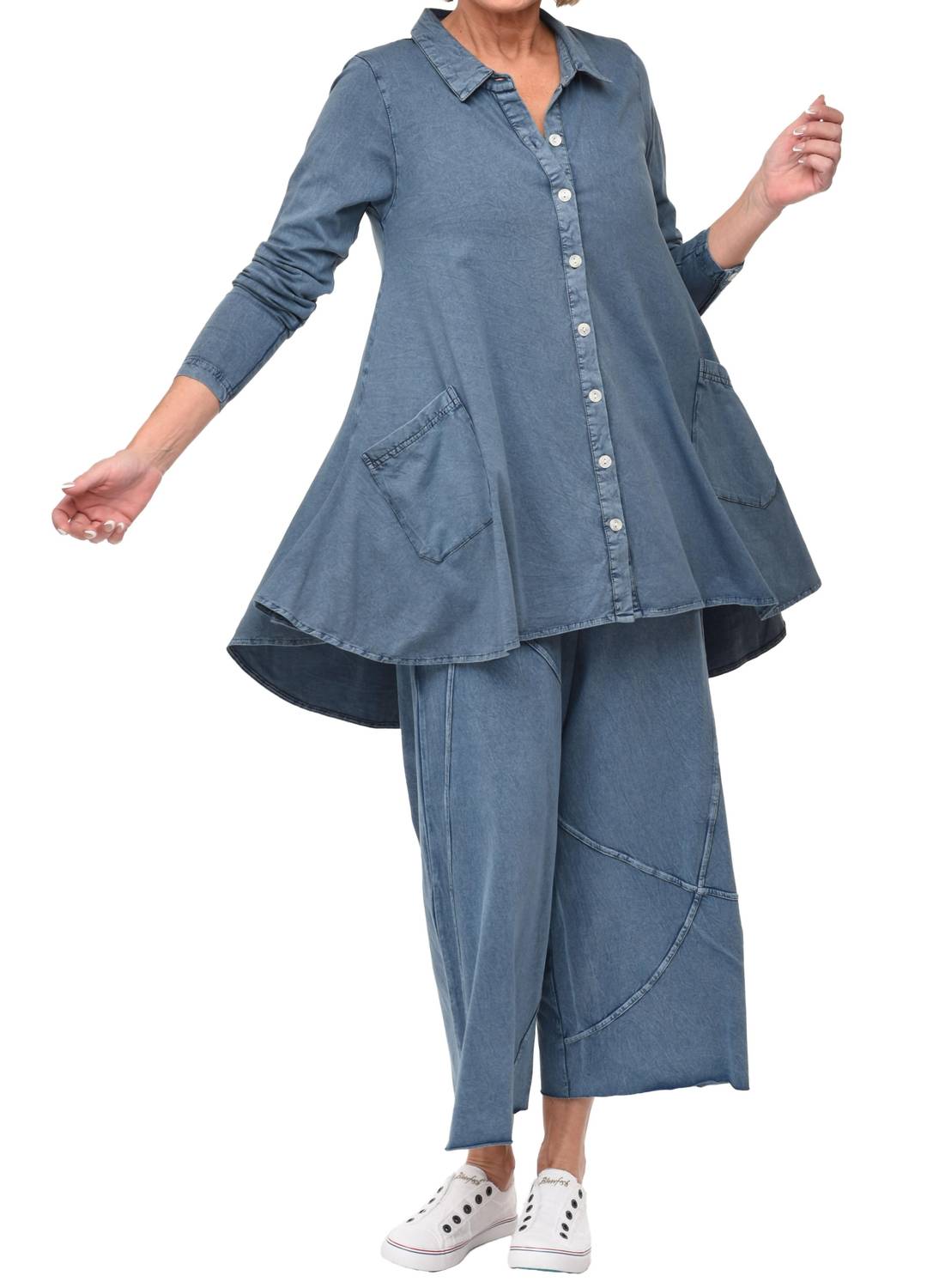 Tulip Clothing - Lauryn Collared Button Down