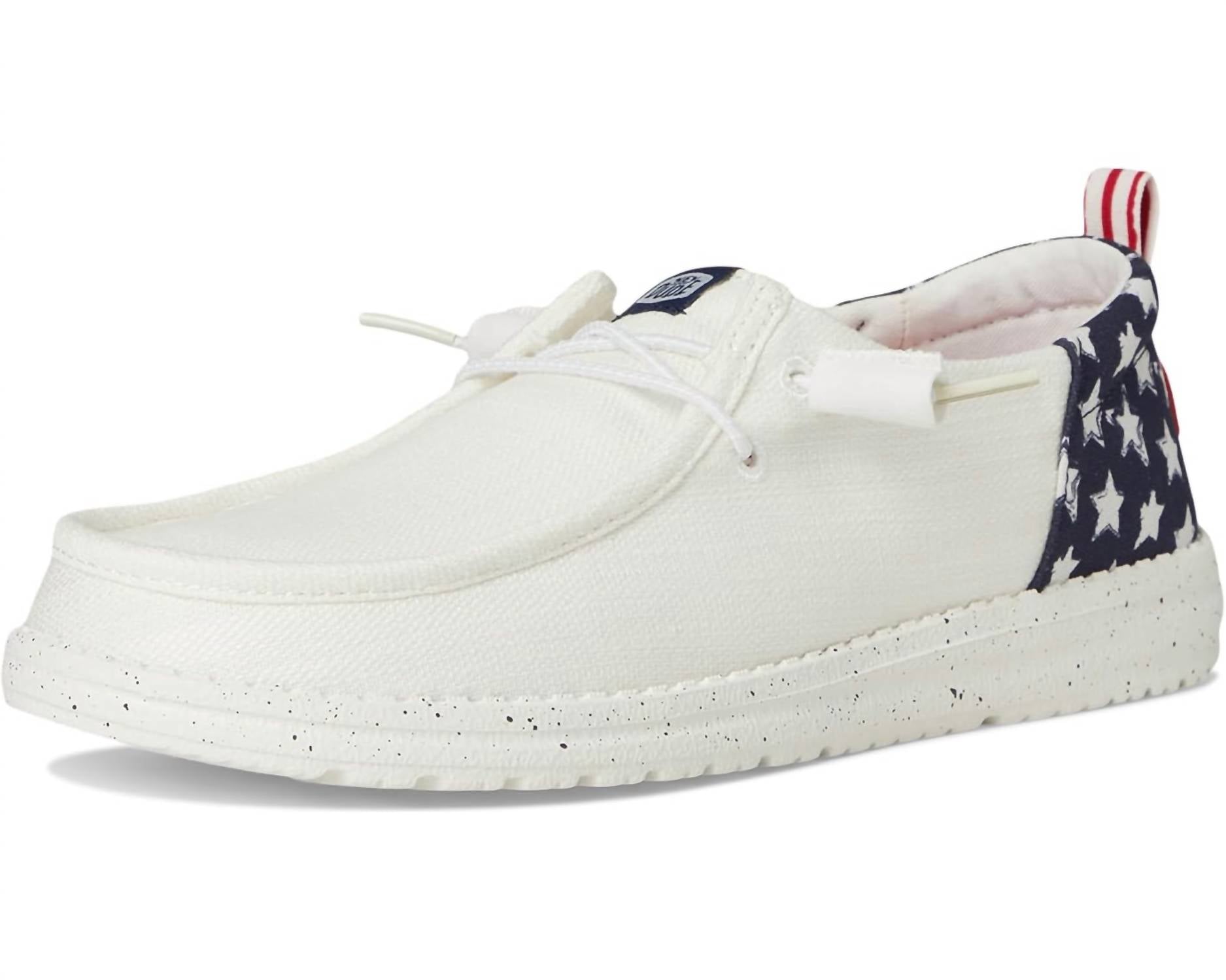 Hey Dude - Women's Wendy Funk Americana Stars Slip-on Shoes