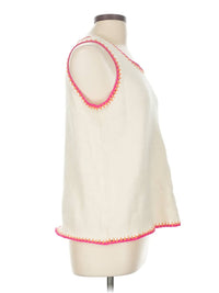 CHARLIE B sleeveless sweater in natural - women's sweater - view 5