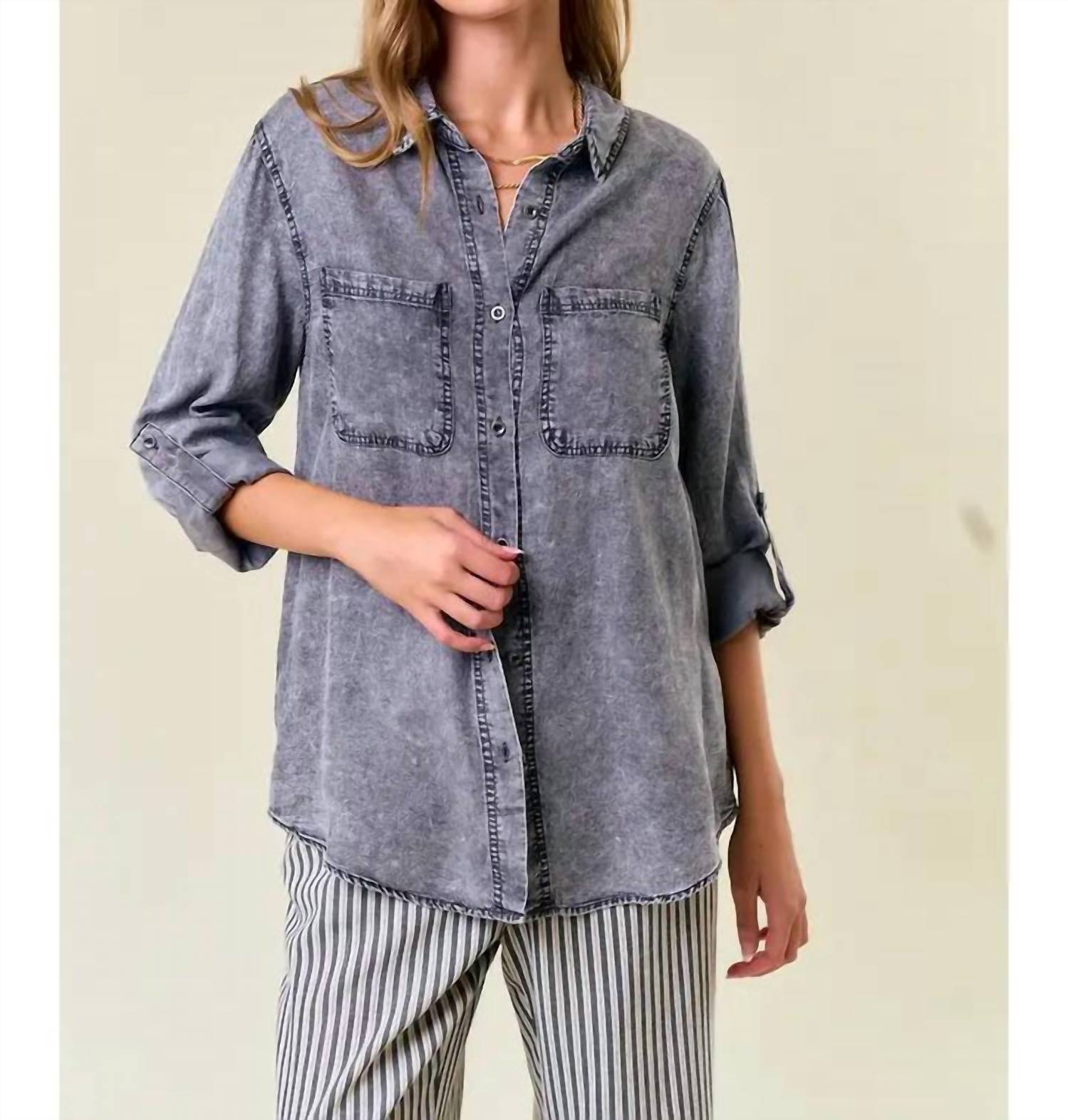 Doe And Rae - Chambary Shirt With Pockets