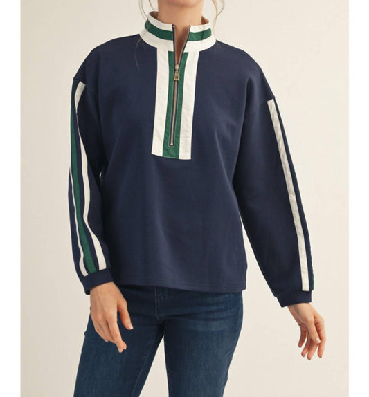 Jodifl - Giselle Trim Zipper Pullover