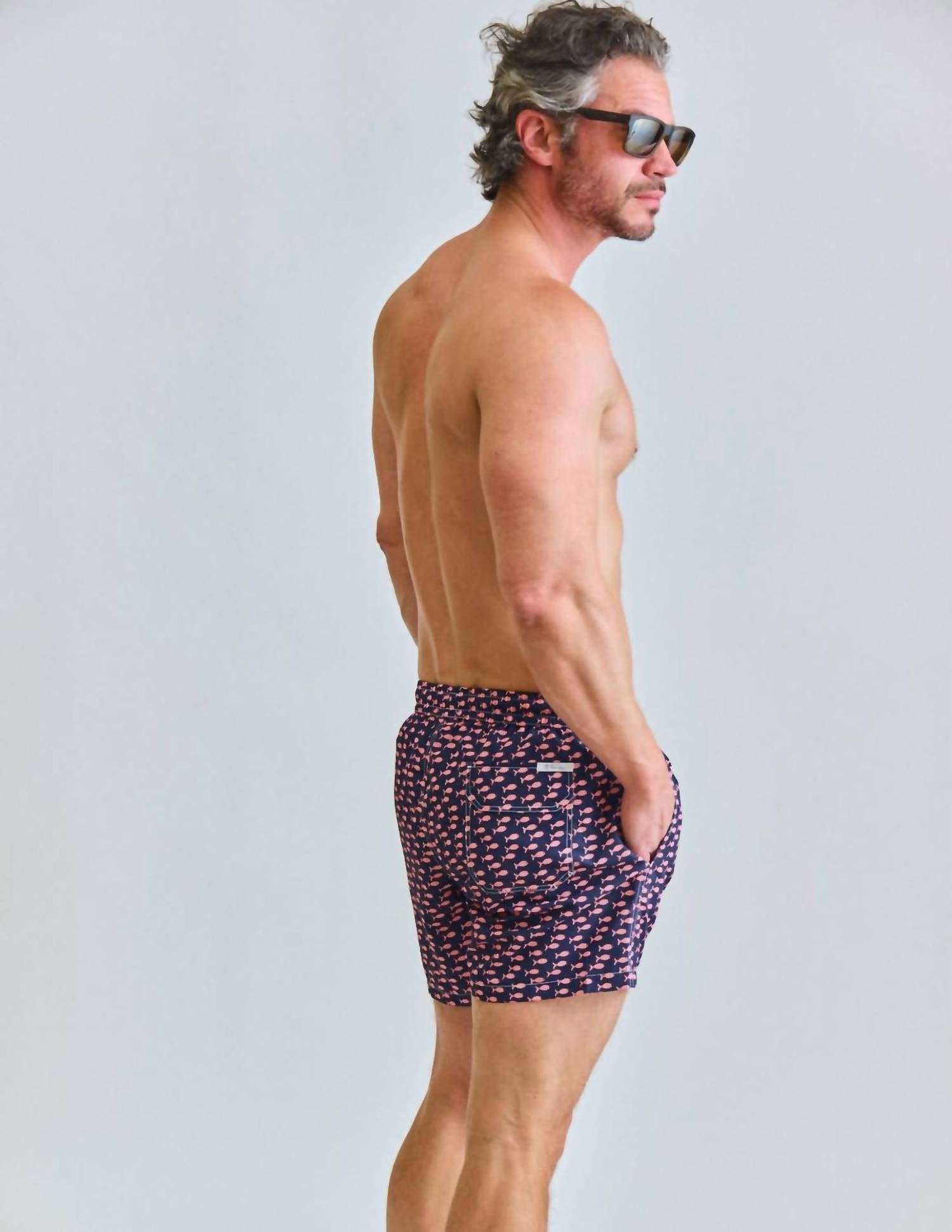 Calabrese 1924 - Fish Swim Trunks