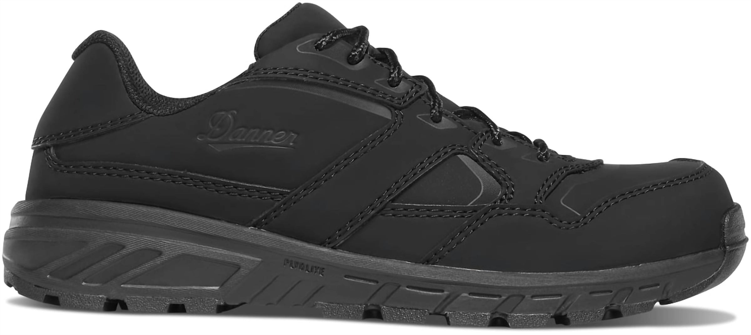 Danner Women's Run Time Evo Shoes in black - women's sneaker - detail view