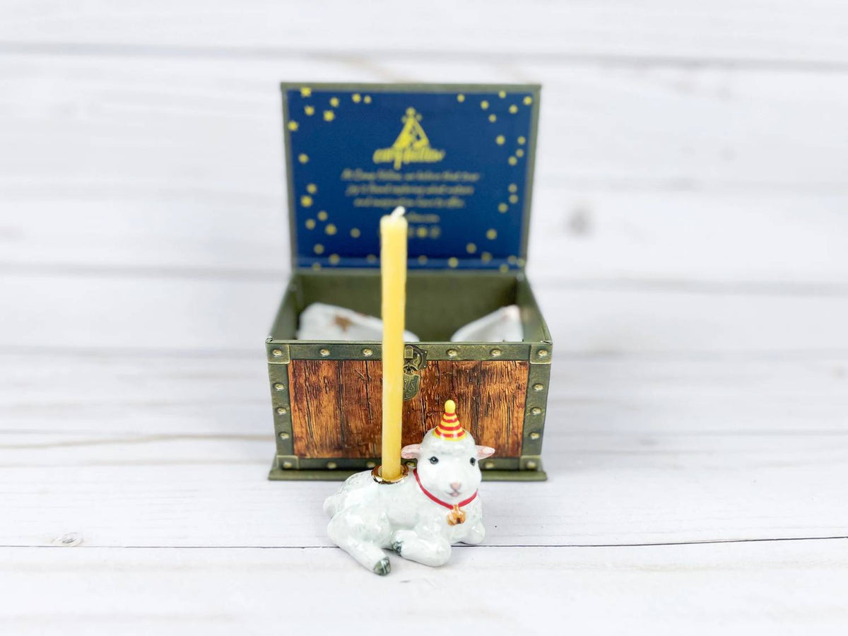 Camp Hollow - Porcelain Birthday Cake Topper