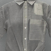 Theory - Women's Hekanina Striped Button-up Shirt