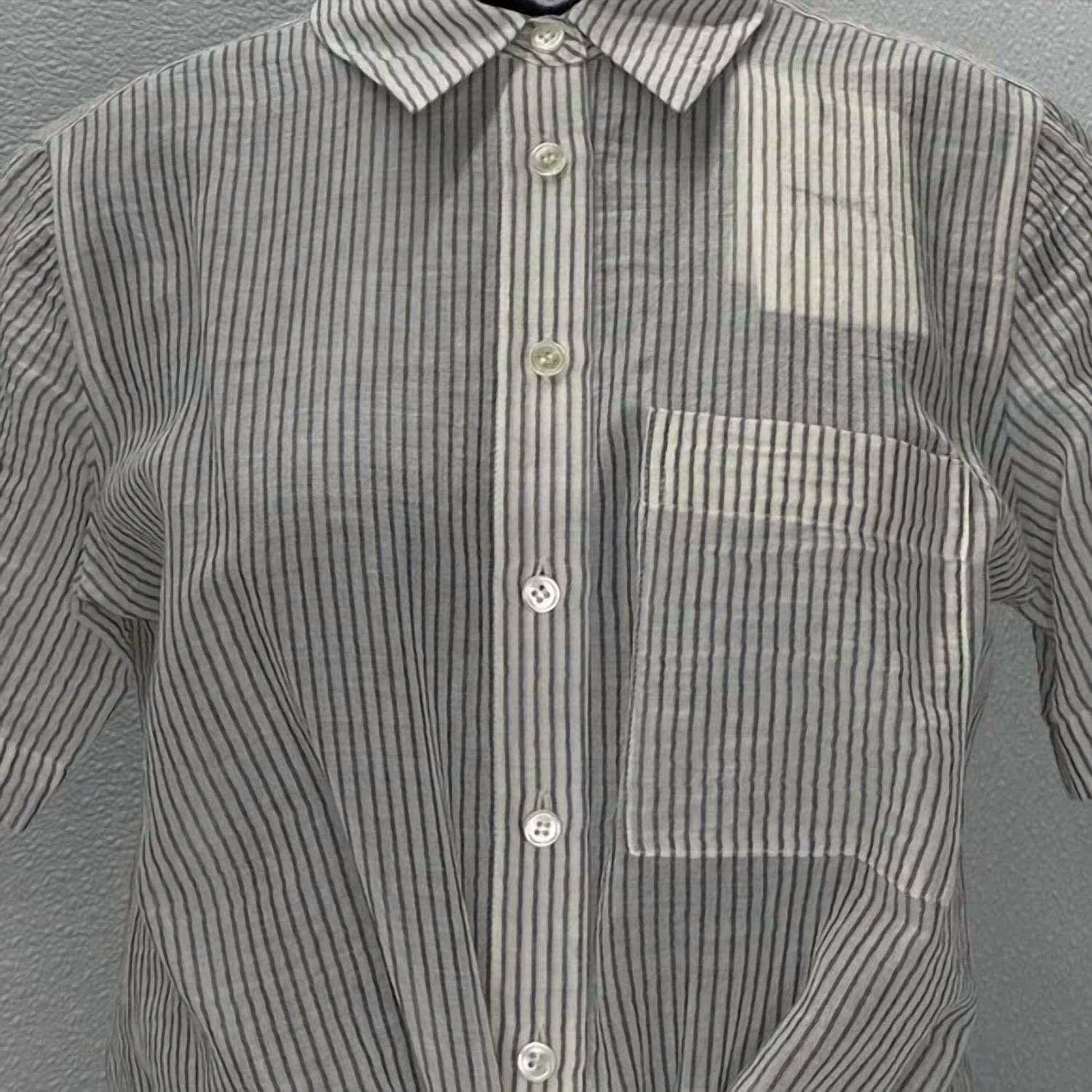 Theory - Women's Hekanina Striped Button-up Shirt