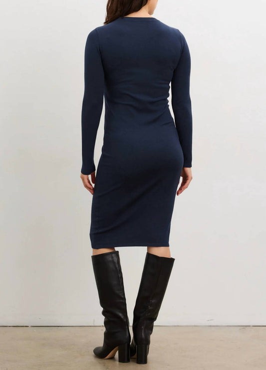 Hatch - Softsculpt Knit Long Sleeve Eliza Dress