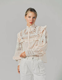 The Shirt - Blush Stripe Danielle Shirt