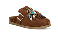 Azalea Wang - Women's Abeille Tassel Beaded Clogs