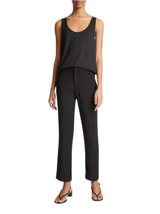 Vince - Crepe Tailored Straight-Leg Pant