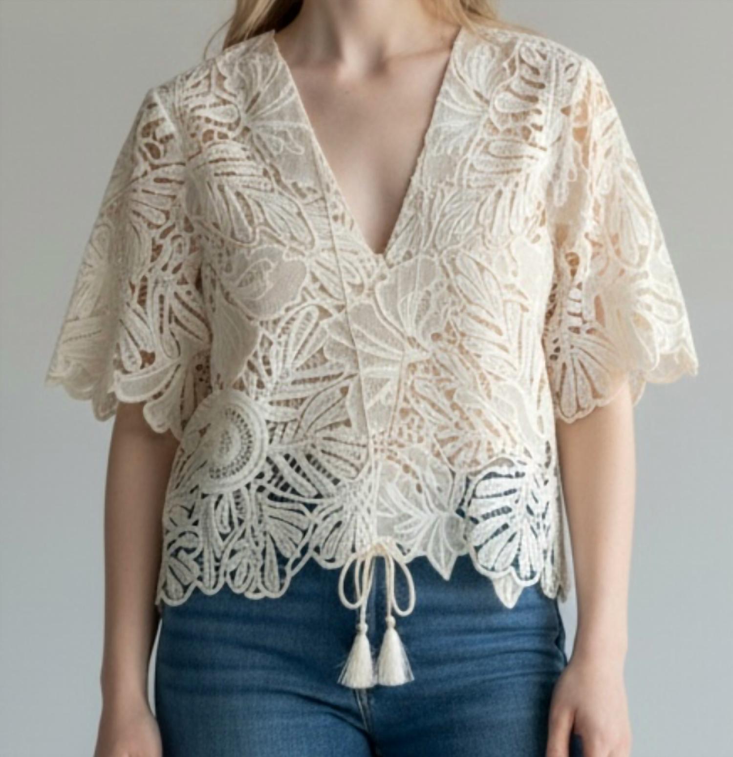 Ulla Johnson - Dua Corded Short Sleeve Top