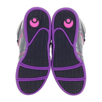 Osiris Girls Nyc 83 Slim Ult Sneaker in charcoal grey purple - kids' sneaker - alternate view