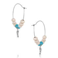 Montana Silversmiths - Women's Skies Beaded Hoop Earrings