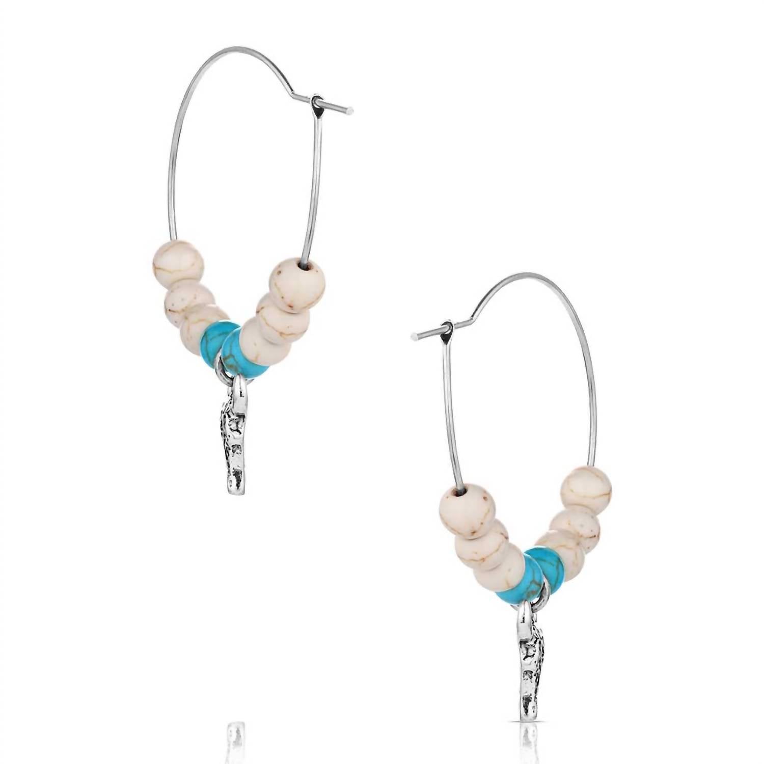 Montana Silversmiths - Women's Skies Beaded Hoop Earrings