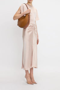 Victoria Beckham - Gathered Waist Midi Dress